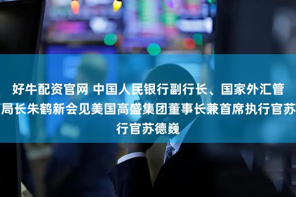 好牛配资官网 中国人民银行副行长、国家外汇管理局局长朱鹤新会见美国高盛集团董事长兼首席执行官苏德巍
